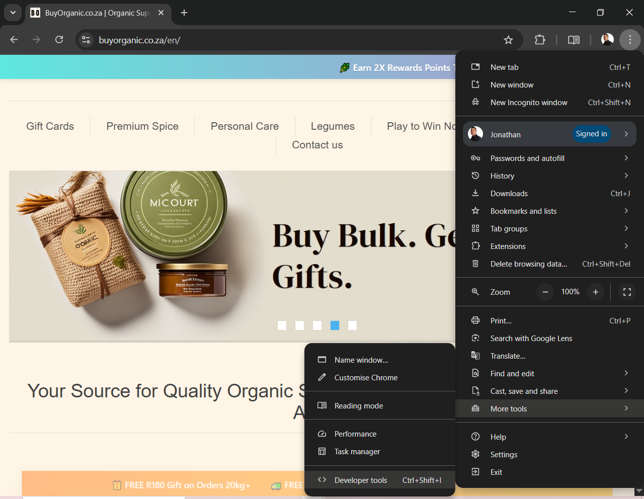 Why we choose Google Enterprise for Our Organic e-commerce store